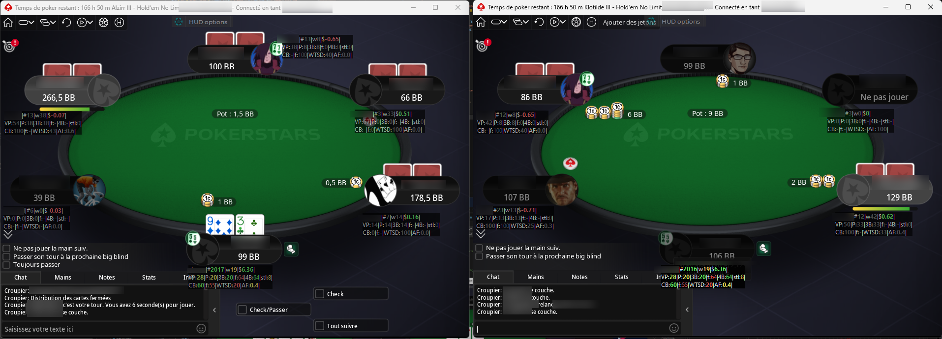 HUD en PokerStars